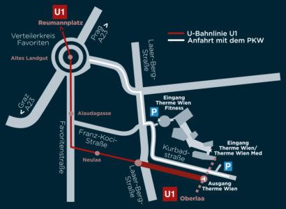 Icon anfahrt plan zur Therme Wien