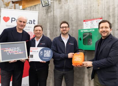 THERME WIEN BEKOMMT ÖFFENTLICH ZUGÄNGLICHEN DEFIBRILLATOR